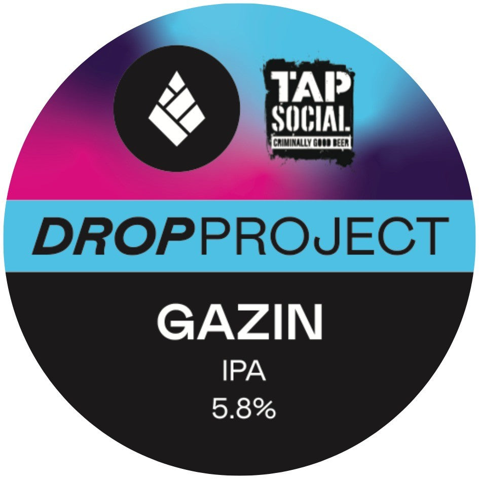 Tap Social x Drop Project | Gazin | 5.8% Hazy IPA